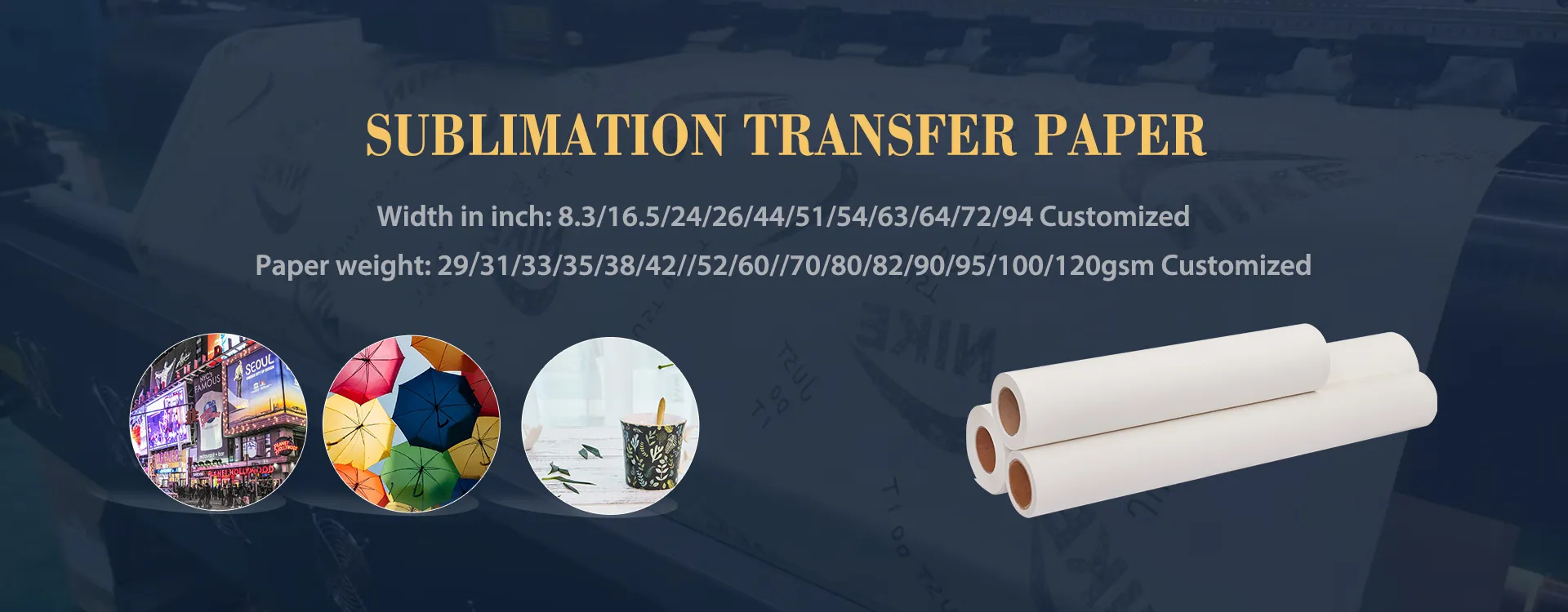 Sublimation Paper Jumbo Roll