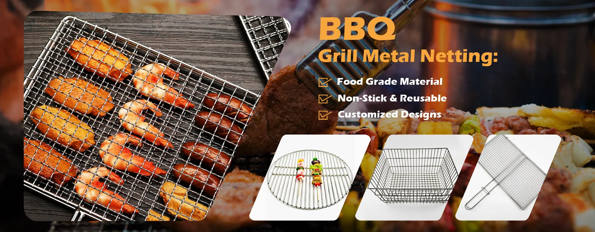 BBQ Grill Metal Netting