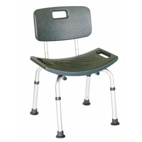 Aluminum shower chair with back C2103