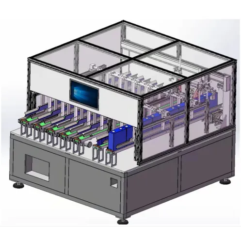 Prismatic battery module semi-automatic assembly line Prismatic battery module semi-automatic assembly line