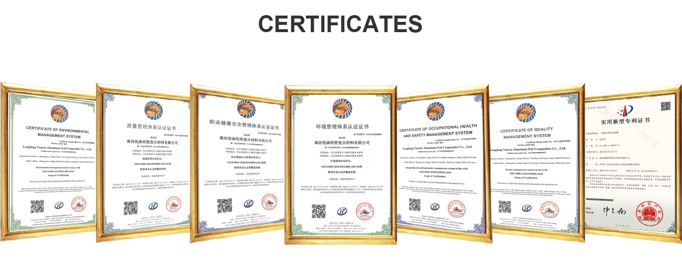 Lang Fang Yuesen Aluminum Foil Composite Material Co., Ltd