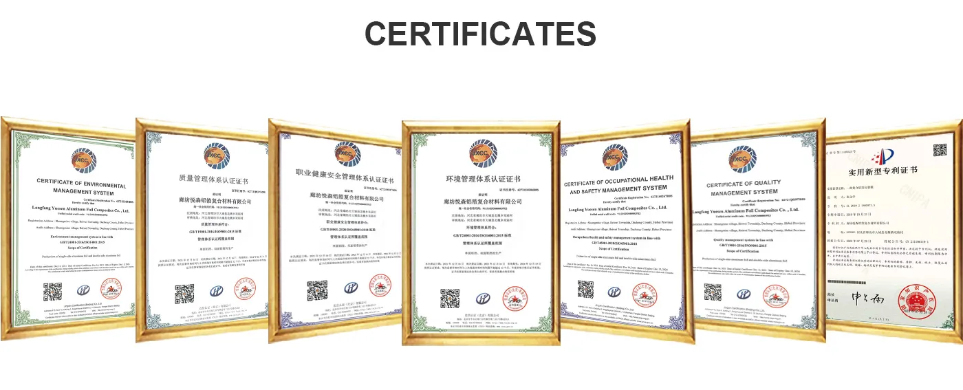 Lang Fang Yuesen Aluminum Foil Composite Material Co., Ltd
