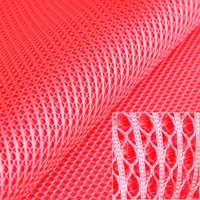 sandwich air mesh fabrics watermelon red