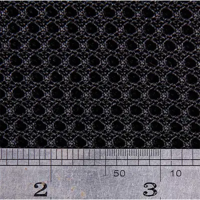 black air mesh fabric for jogging shoes