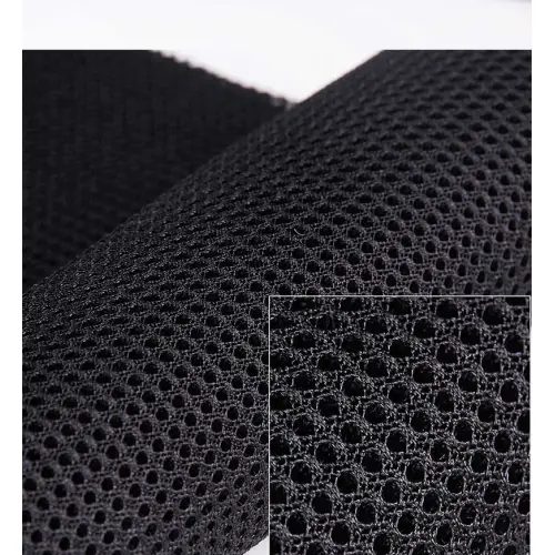 black air mesh fabric for jogging shoes