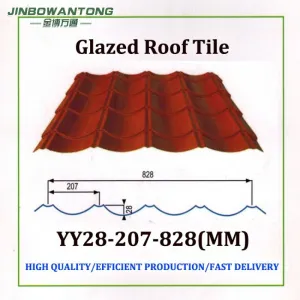 828mm Width(Glazed Roof Tile) Roofing Sheet