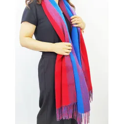 Reversible woven shawl FW