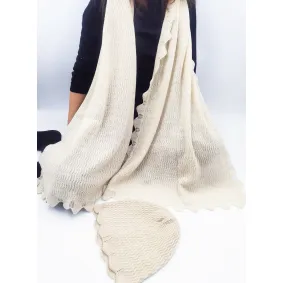 Emilia cashmere scarf beanie set
