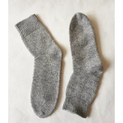 Woolen knit jersey knit socks seamless
