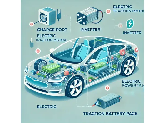 How does an electric car work​ ?