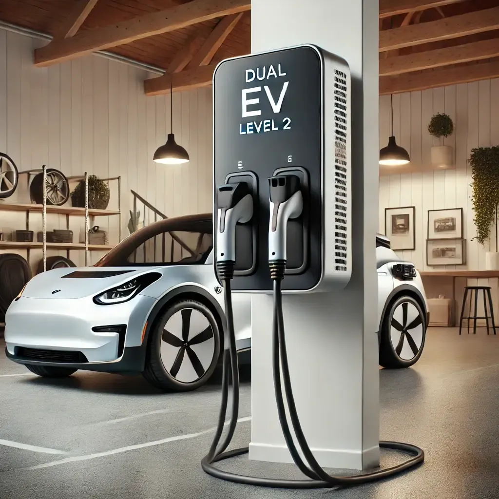 Dual EV Charger Level 2​ for home | Charging Two Cars