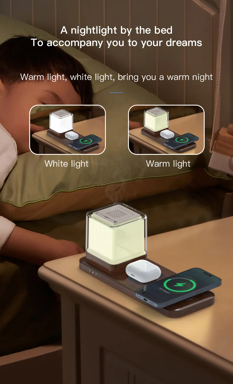 Aromatherapy Night Light Wireless Charge