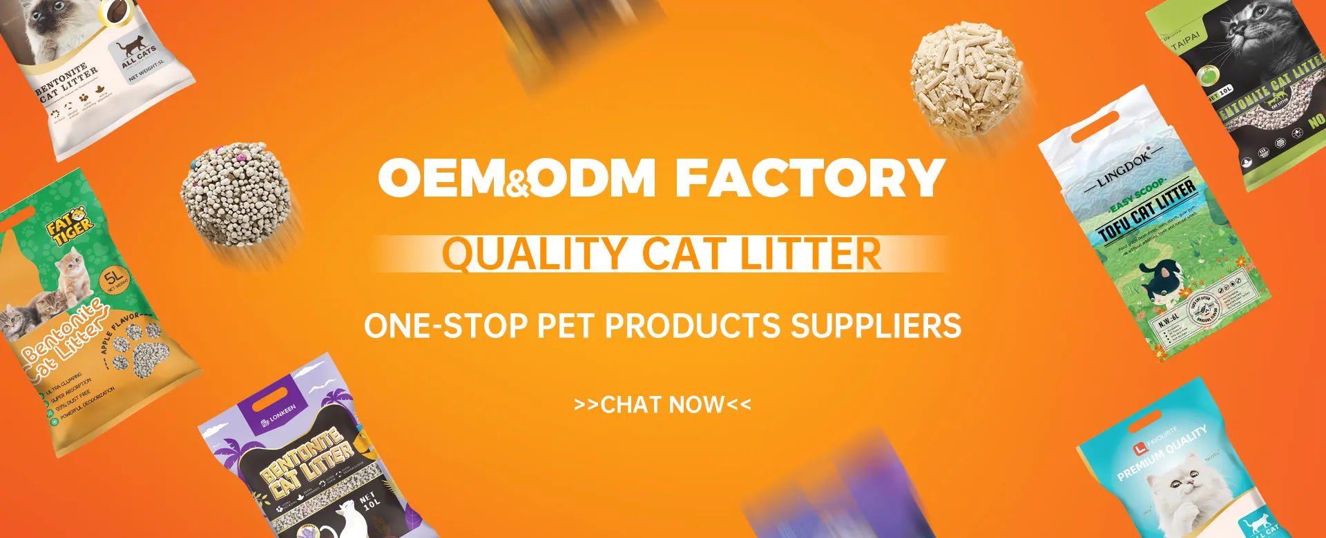 OEM & ODM Cat Litter Factory