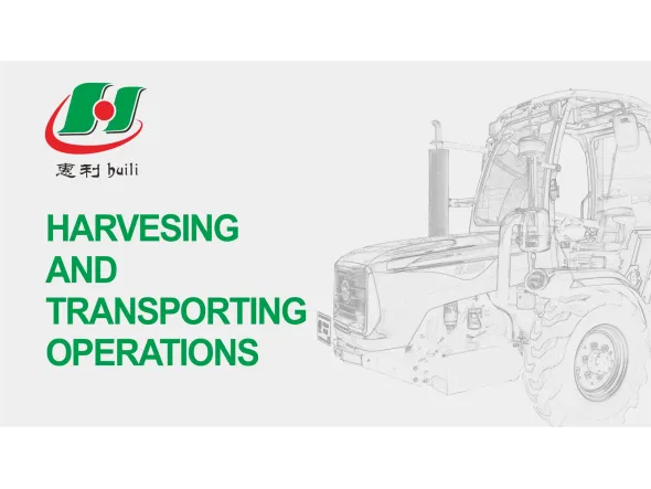 Huili Mountain Tractor Harvesting and transporting operations