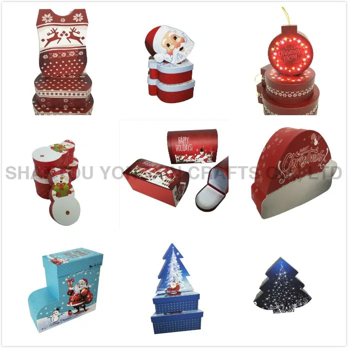 S/3 Christmas Jingle Bell Box