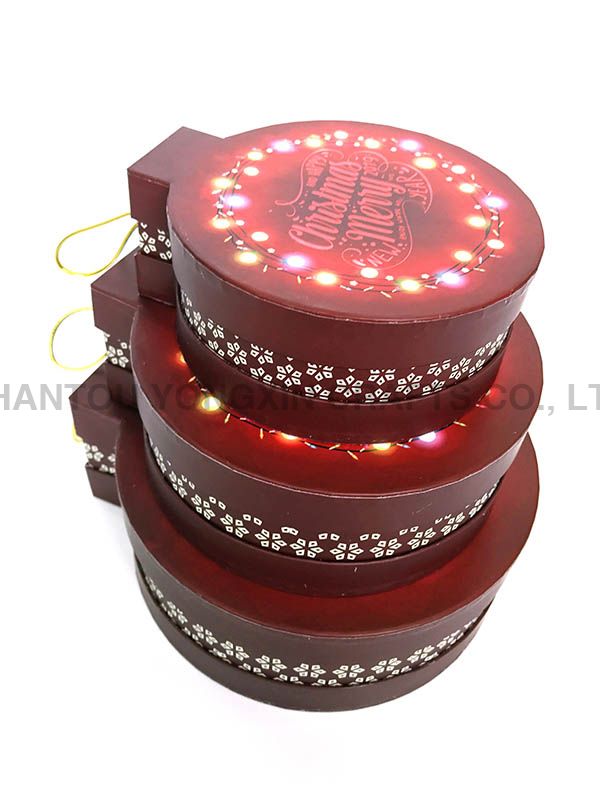 S/3 Christmas Jingle Bell Box 4