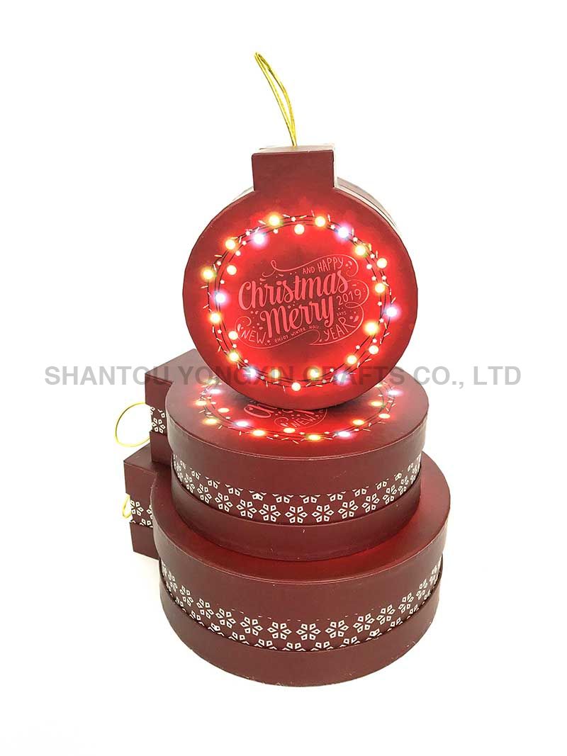S/3 Christmas Jingle Bell Box 2