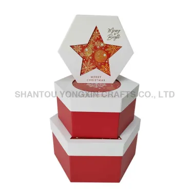 Custom Die Cutting Christmas Box With Foil Stamping