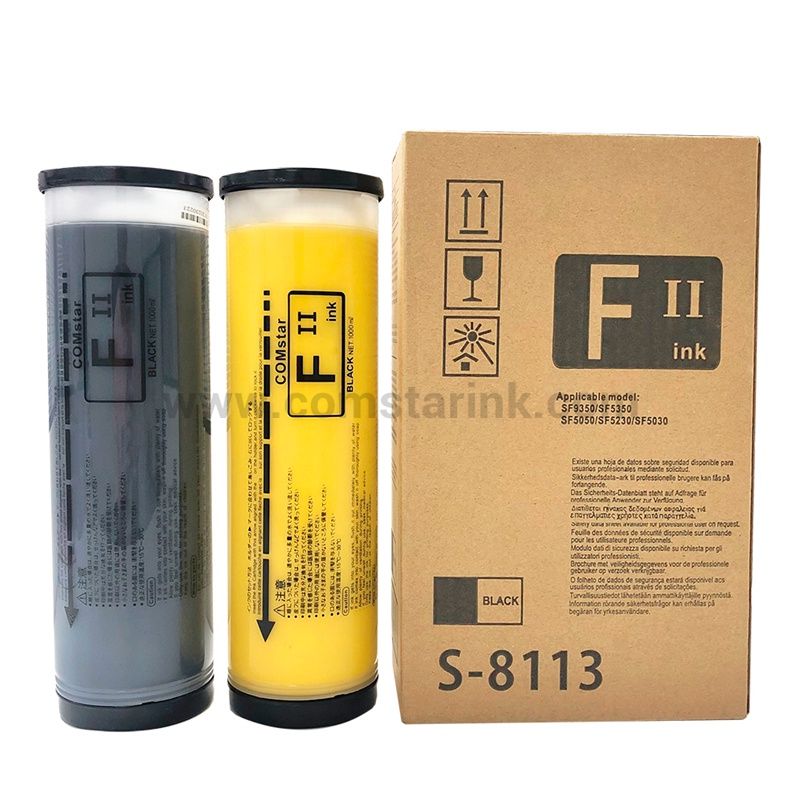 Compatible Riso FII F2 S-8113UA Black Ink | Comstar Ink