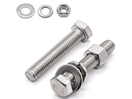 Hex Bolts Nuts Flat Spring Washers Assortment Kit