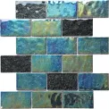 Blue Glass Mosaic Tile for Swimming Pool