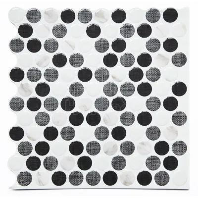 Penny Round Mosaic 3D Wall Sticker