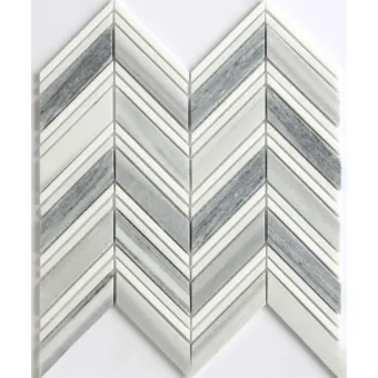 New Design Gray Art Marble Mosaic Tile