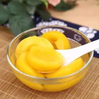 Canned Fruits and Canned Yellow Peach