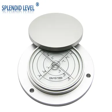 吊腿水平儀10075帶螺紋蓋全金屬高精度臥式氣泡鉆孔機水平氣泡