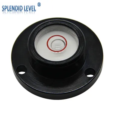 金屬萬向法蘭氣泡水平儀3212小型高精度便攜圓水平器水準儀水平尺