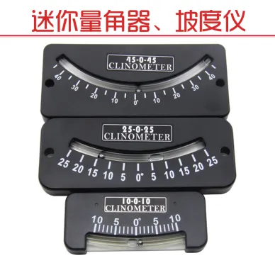 機械測量儀角度儀鋼珠式傾角儀25度坡度儀醫療器械測量水平儀氣泡