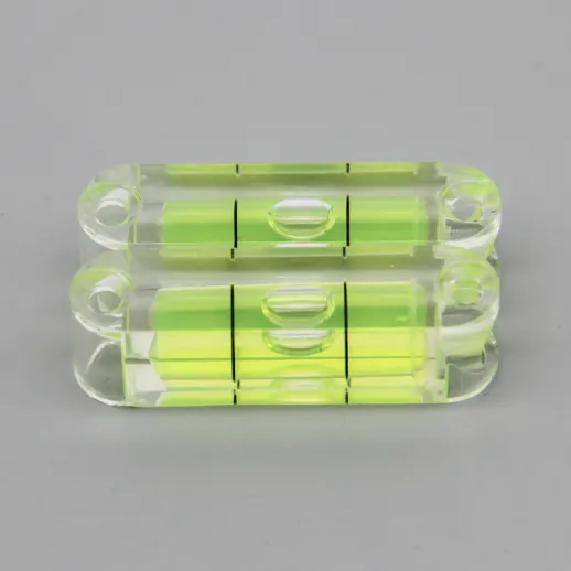 亞克力方形水平尺帶安裝孔1038迷你高精度水準器塑料水平泡水平儀