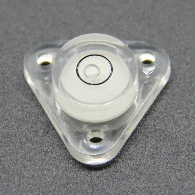 異形法蘭小型水平珠2508高精度水準泡圓形水準儀塑料三角水平氣泡