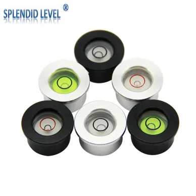 金屬電子秤水平儀2011迷你小型水準儀圓形高精度水準泡水平氣泡