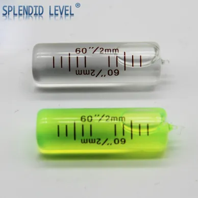 60秒玻璃管水平泡10mm迷你小型水平儀8mm高精度水準泡便攜水平珠