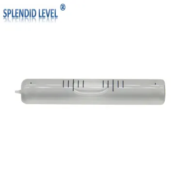 4秒玻璃長水準泡8條式水平儀12專用氣泡配件玻璃管14水平泡水平珠