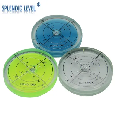 全玻璃水平氣泡萬向水準(zhǔn)器60mm圓水準(zhǔn)儀高精度水平儀便攜式水準(zhǔn)泡