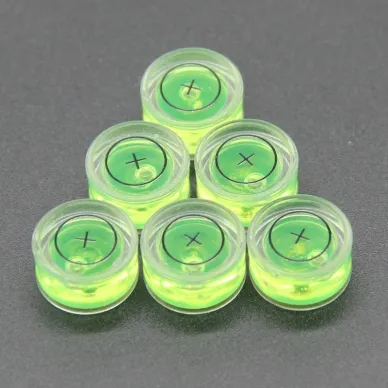 玻璃水平氣泡圓形水平珠高精度水準泡迷你小型水平儀水平氣泡珠