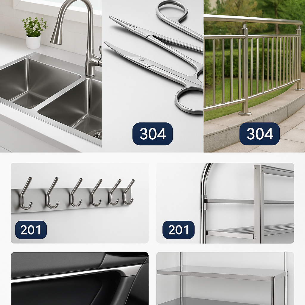 What’s the Difference Between 201 and 304 Stainless Steel? What’s the Difference Between 201 and 304 Stainless Steel?