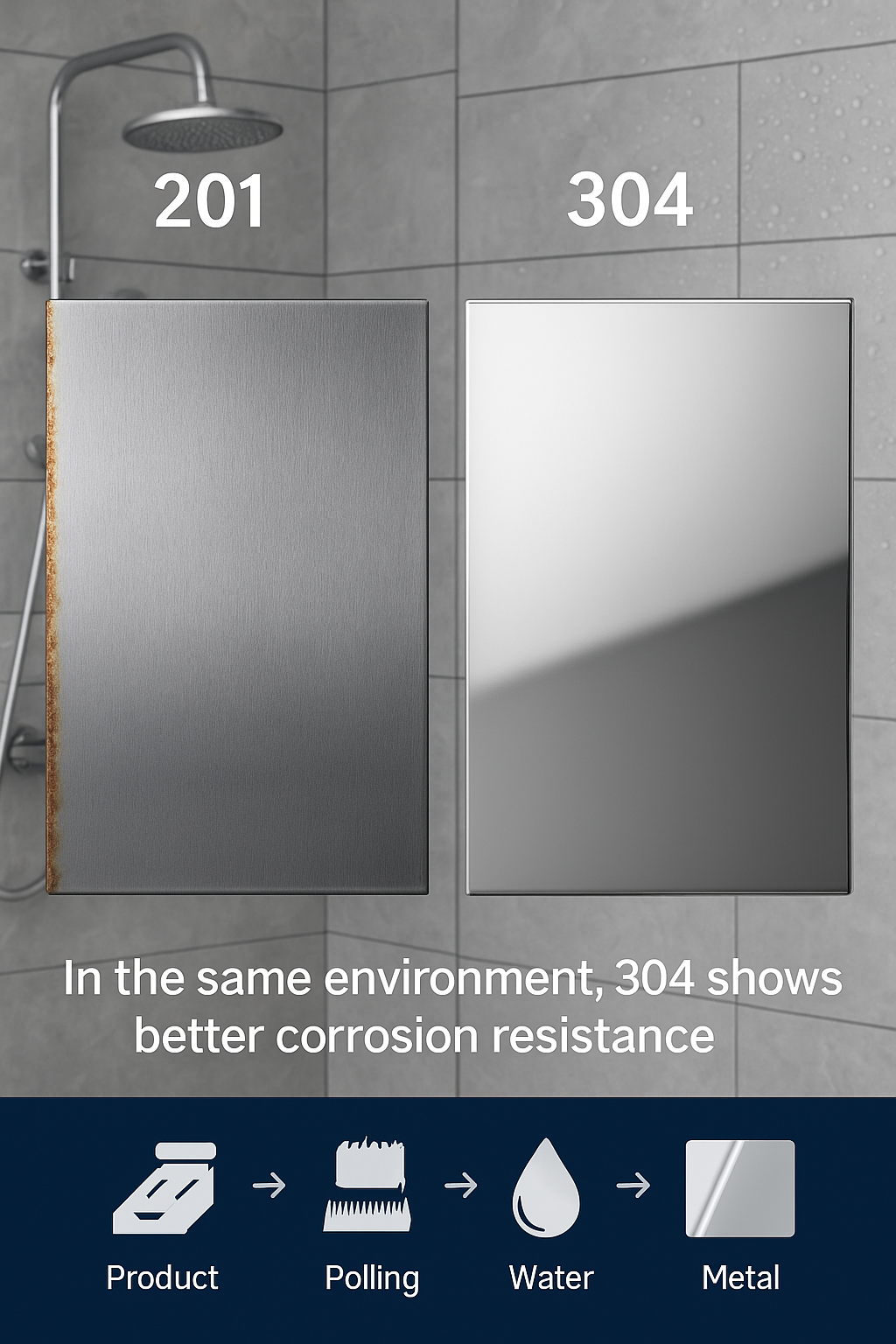 What’s the Difference Between 201 and 304 Stainless Steel? What’s the Difference Between 201 and 304 Stainless Steel?