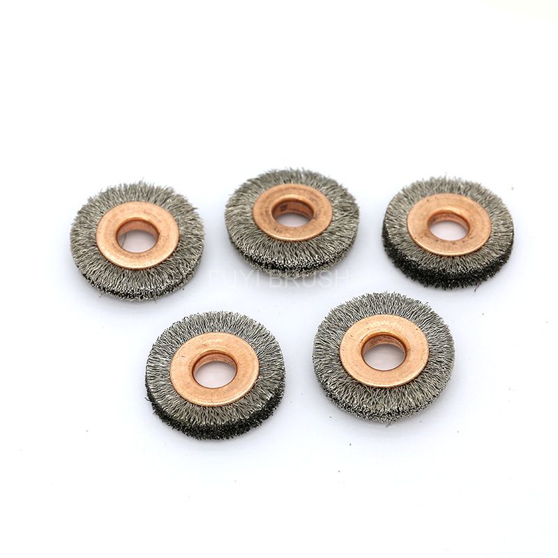 Copper Centered Stainless Steel Wire Wheel Brushes