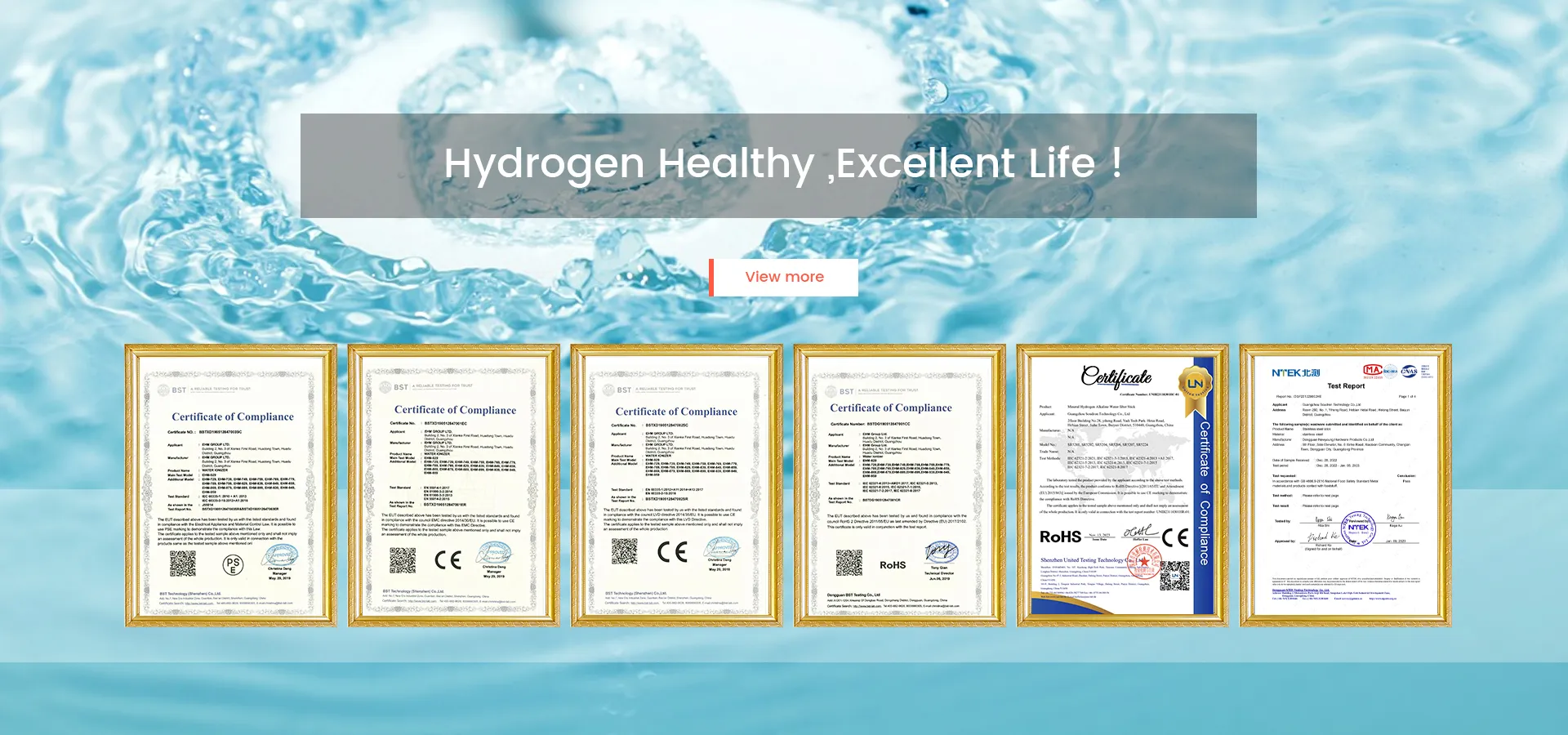 Hydrogen Healthy Excellent Life