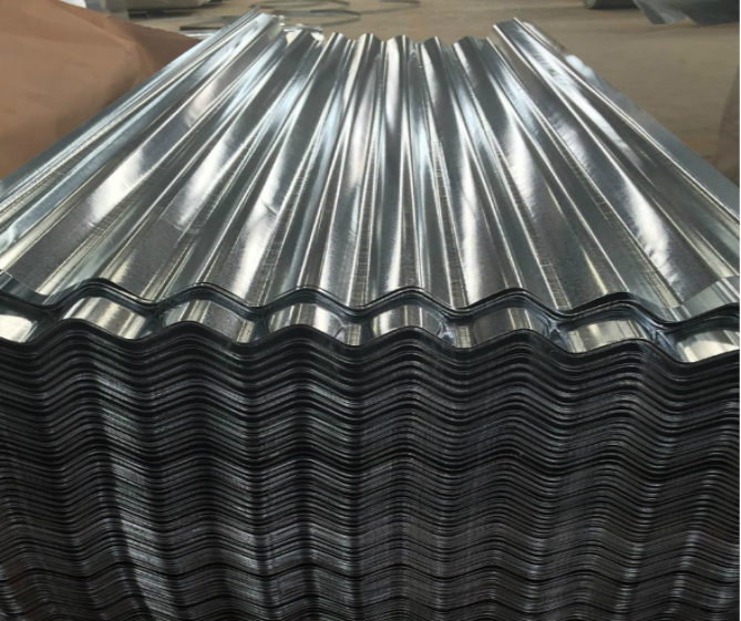 Corrugated Sheets are manufactured with hot-dipped galvanized metal Corrugated Sheets are manufactured with hot-dipped galvanized metal