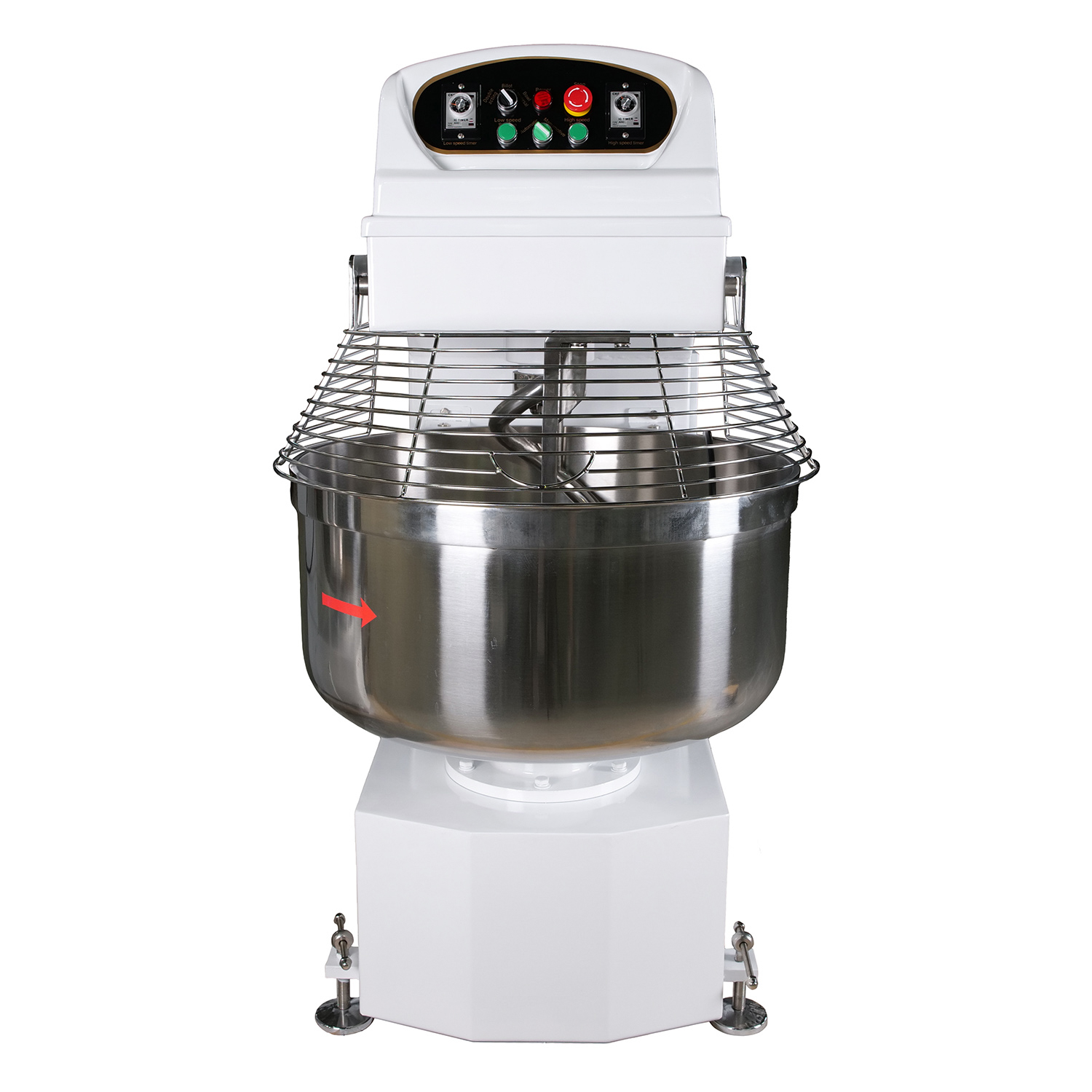 50kg flour capacity 130L Spiral Dough Mixer Bread Making Machine Bakery Equipment With CE Certificate