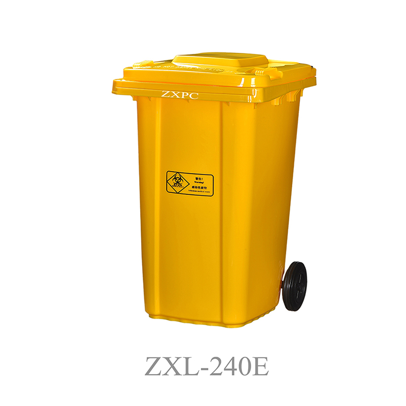 Medical Waste Bin  240E Liter 100% New Material of HDPE EN840-5 Standard