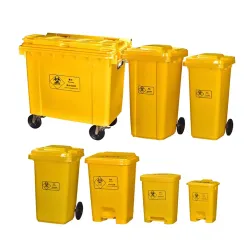 Medical Waste Bin  240E Liter 100% New Material of HDPE EN840-5 Standard