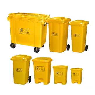 Medical Waste Bin  240E Liter 100% New Material of HDPE EN840-5 Standard