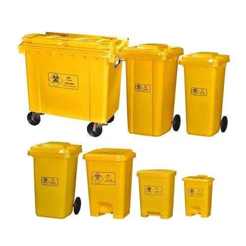Medical Waste Bin  240E Liter 100% New Material of HDPE EN840-5 Standard