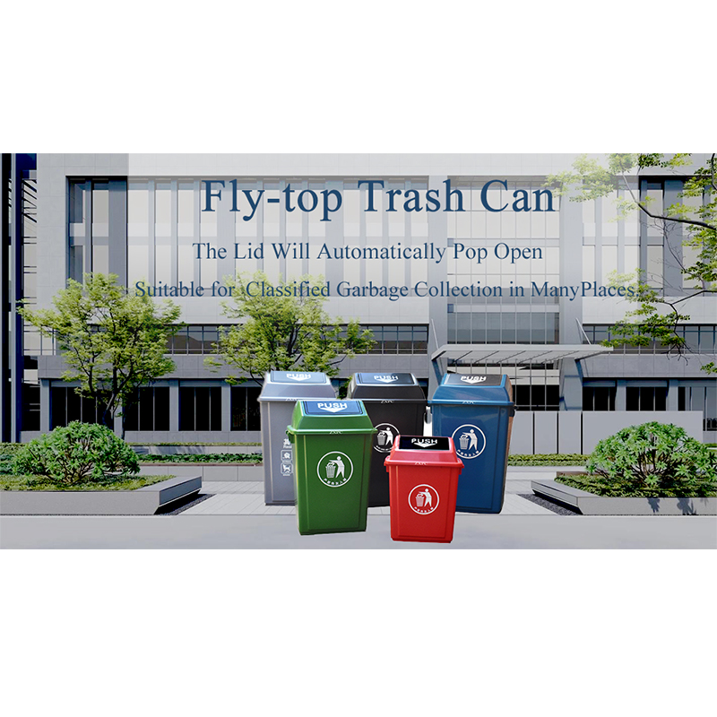 Fly-top Trash Can  20 Liter Outdoor and Indoor Use