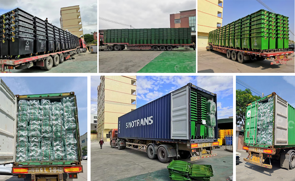Medical Waste Bin  240E Liter 100% New Material of HDPE EN840-5 Standard